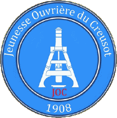 Sports FootBall Club France Logo Bourgogne - Franche-Comté 71 - Saône et Loire JO Creusot 