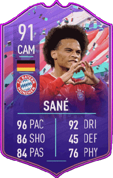 Multi Media Video Games F I F A - Card Players Germany Leroy Sané 