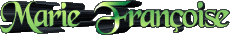 Vorname WEIBLICH - Frankreich M Zusammengesetzter Marie Françoise 