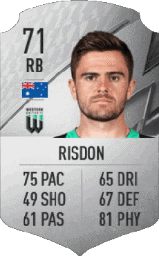 Multimedia Vídeo Juegos F I F A - Jugadores  cartas Australia Josh Risdon 