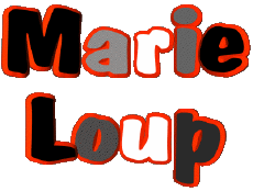 Nombre FEMENINO - Francia M Compuesto Marie Loup 