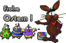 Mensajes Alemán Frohe Ostern 14 