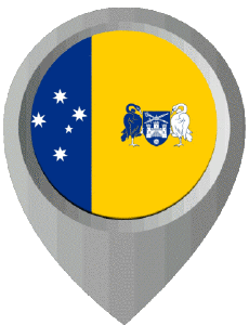 Bandiere Oceania Australia Australian Capital Territory Perno di posizione 
