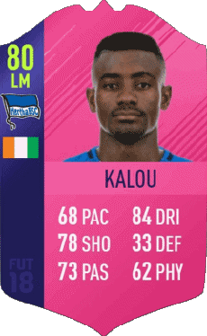 Multimedia Vídeo Juegos F I F A - Jugadores  cartas Costa de Marfil Salomon Kalou 
