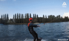 Umorismo -  Fun Sportivo Sci d'acqua Wakeboard Gamelle Fail 