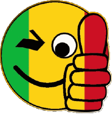 Flags Africa Mali Smiley - OK 