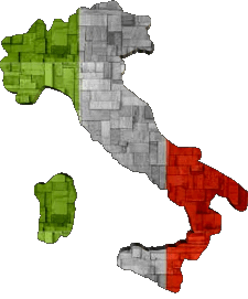 Flags Europe Italy National Map 