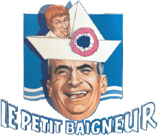 Multi Media Movie France Louis de Funès Le petit baigneur - Logo 