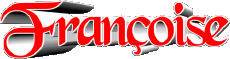 Nombre FEMENINO - Francia F Françoise 
