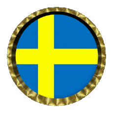 Flags Europe Sweden Round - Rings 