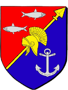 Blason-Drapeaux France Départements - Villes 83 SAINT MANDRIER SUR MER Blason