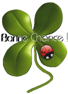 Messages French Bonne Chance Transparent Background 01 