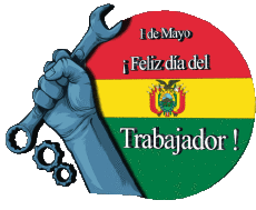 Nachrichten Spanisch 1 de Mayo Feliz día del Trabajador - Bolivia 