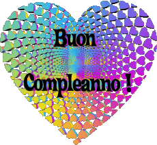 Messagi Italiano Buon Compleanno Cuore 012 