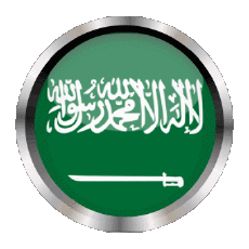 Flags Asia Saudi Arabia Round - Rings 