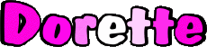 Vorname WEIBLICH - Deutschland D Dorette 