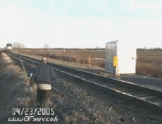 Humor -  Fun Transport Züge - U-Bahn In acht nehmen 