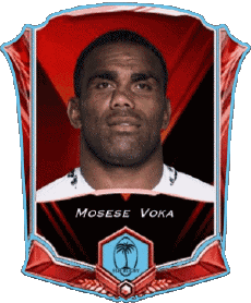 Sport Rugby - Spieler Fidschi Mosese Voka 