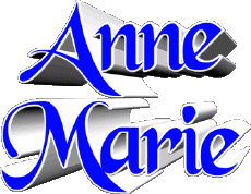 Vorname WEIBLICH - Frankreich A Zusammengesetzter Anne Marie 