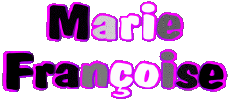 Nombre FEMENINO - Francia M Compuesto Marie Françoise 
