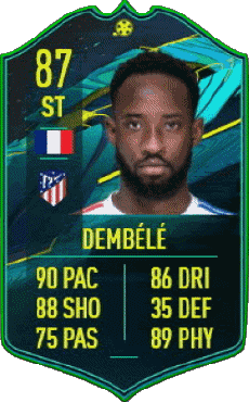Multi Média Jeux Vidéo F I F A - Joueurs Cartes France Moussa Dembélé 