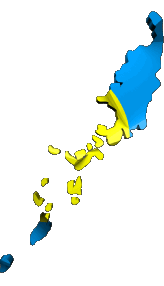 Banderas Oceanía Palau Mapa 