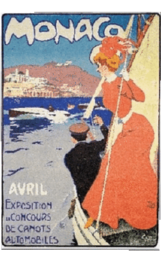 Humor -  Fun ART Retro Posters - Places Monte Carlo 