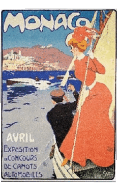 Humor -  Fun Retro Poster - Orte Monte Carlo 