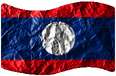 Flags Asia Laos Rectangle 