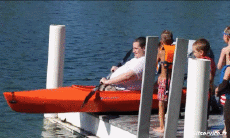 Humor -  Fun Sports Canoe Kayak Falls - Fail 