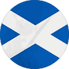 Bandiere Europa Scozia Tondo 