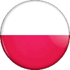 Fahnen Europa Polen Runde 
