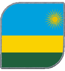 Banderas África Ruanda Plaza 