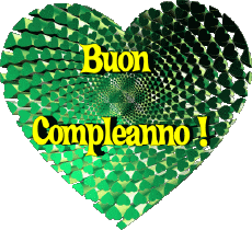 Nachrichten Italienisch Buon Compleanno Cuore 009 