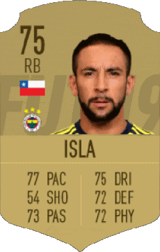 Multi Média Jeux Vidéo F I F A - Joueurs Cartes Chili Mauricio Isla 