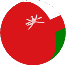 Drapeaux Asie Oman Sphere - Cube 