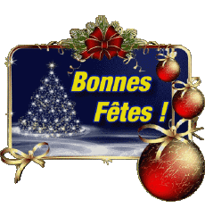Mensajes Francés Bonnes Fêtes (Noël) Série 09 