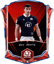 Deportes Rugby - Jugadores Escocia Ben White 