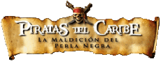 Multi Média Cinéma International Pirates des Caraïbes La Malédiction du Black Pearl Logo Espagnol 