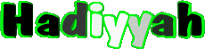 Prénoms FEMININ - Maghreb Musulman H Hadiyyah 