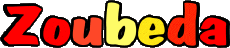 Nombre FEMENINO - Magreb Musulmán Z Zoubeda 