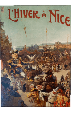 Humor -  Fun Retro Posters - Places France Cote d Azur 