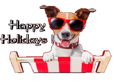 Messages Anglais Happy Holidays Fond Transparent 03 