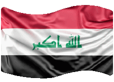 Banderas Asia Iraq Rectángulo 