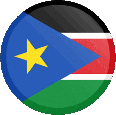 Flags Africa South Sudan Rond 