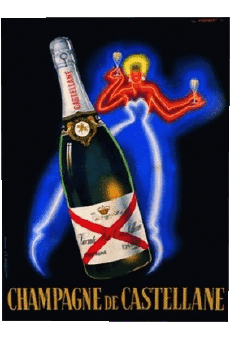 Humor - Fun Carteles retro - Marcas Champagne Divers 