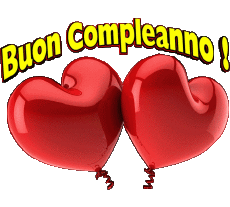 Messages Italian Buon Compleanno Palloncini - Coriandoli 005 