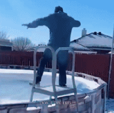 Humour - Fun PERSONNAGES Sur La Glace Gamelles Fail 