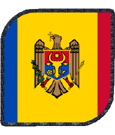 Bandiere Europa Moldova Quadrato 