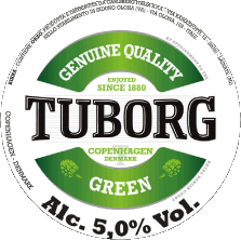 Bebidas Cervezas Dinamarca Tuborg 